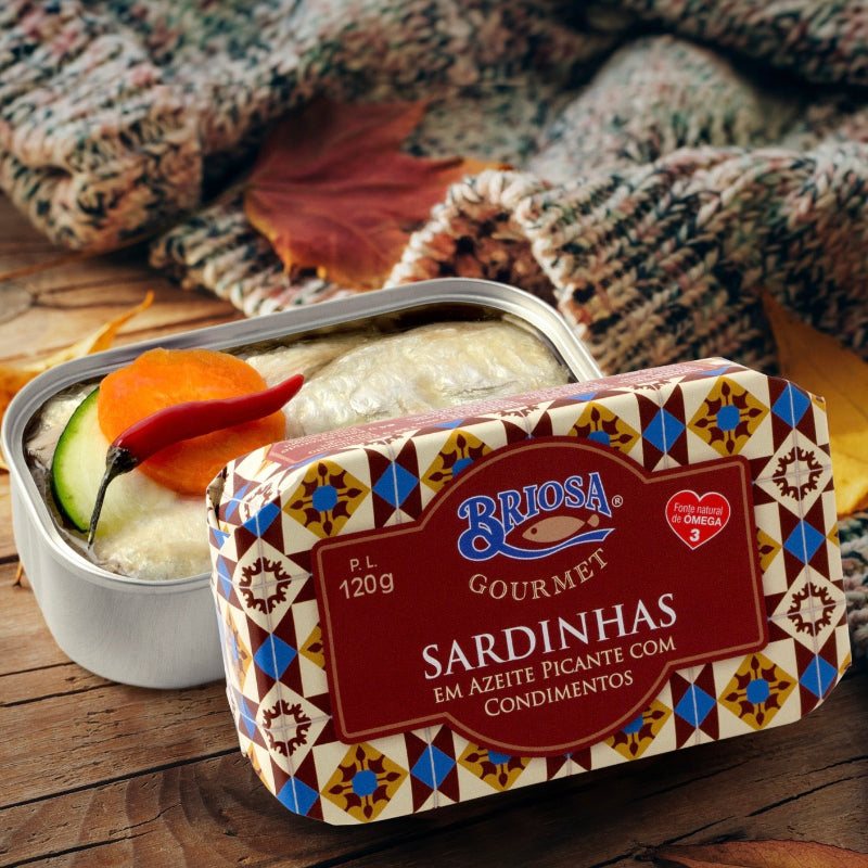 Sardines in spicy olive oil | Briosa Gourmet