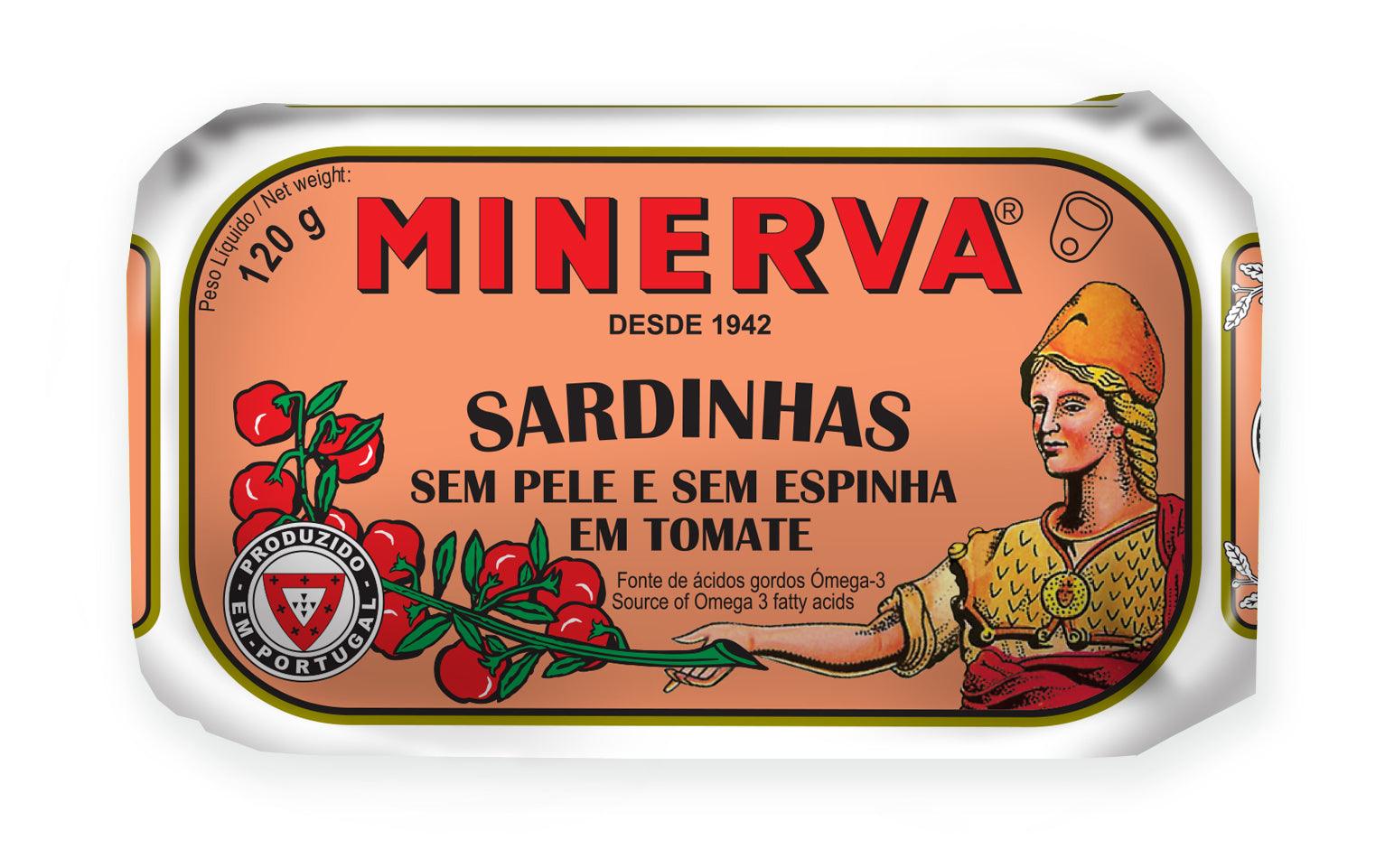 Sardinės pomidorų padaže, be odelės ir kaulų Minerva Classic