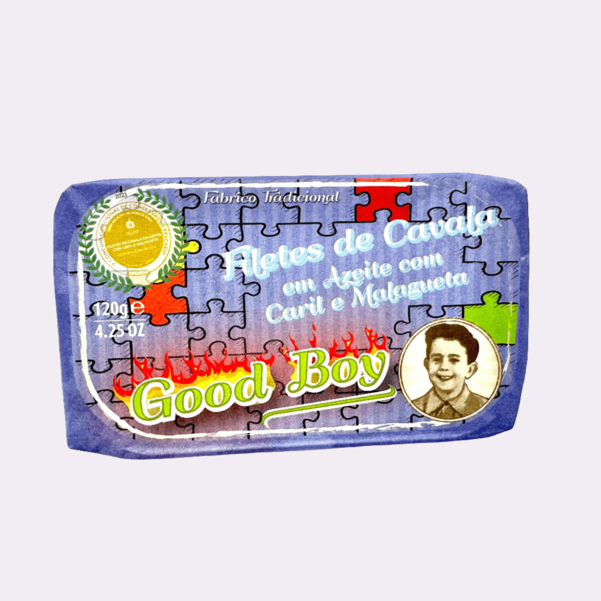 Skumbrių filė alyvuogių aliejuje su kariu ir čili pipirais | GoodBoy