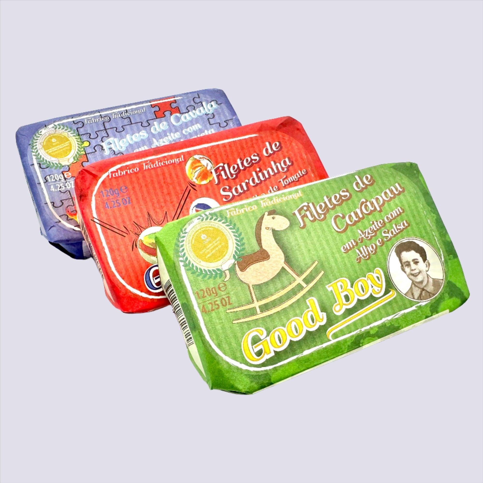 Skumbrių filė alyvuogių aliejuje su kariu ir čili pipirais | GoodBoy