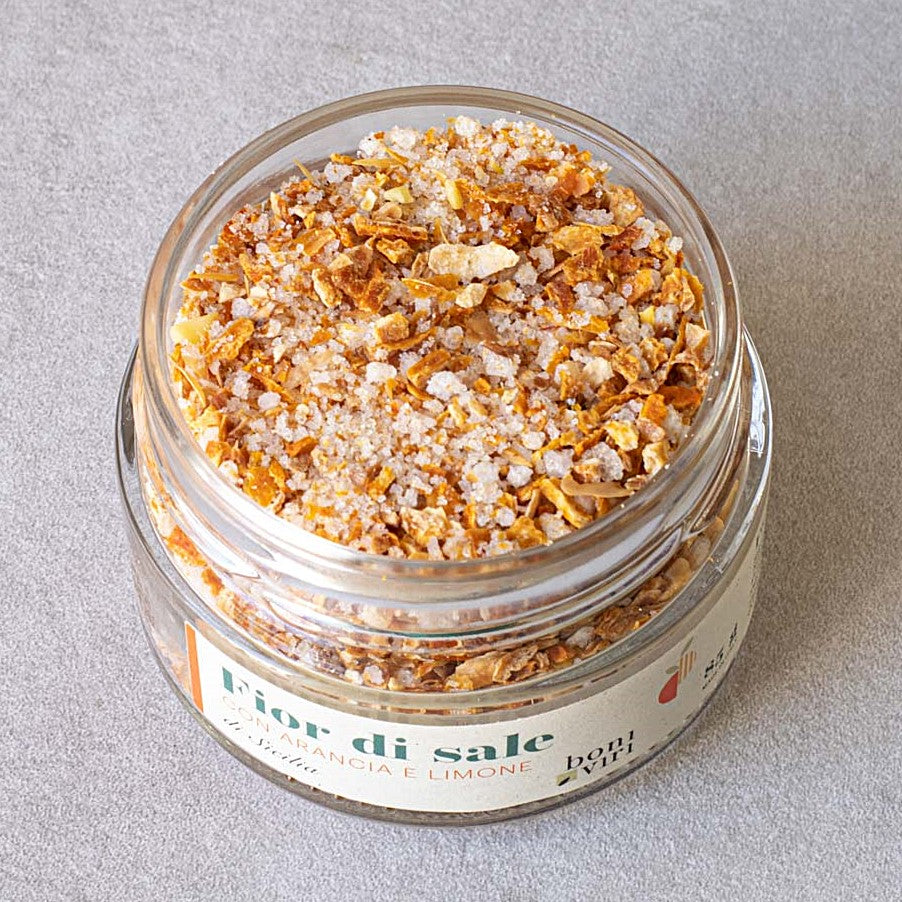 Apelsinų ir citrinų druska iš Etnos 85 g | Italija | Boniviri