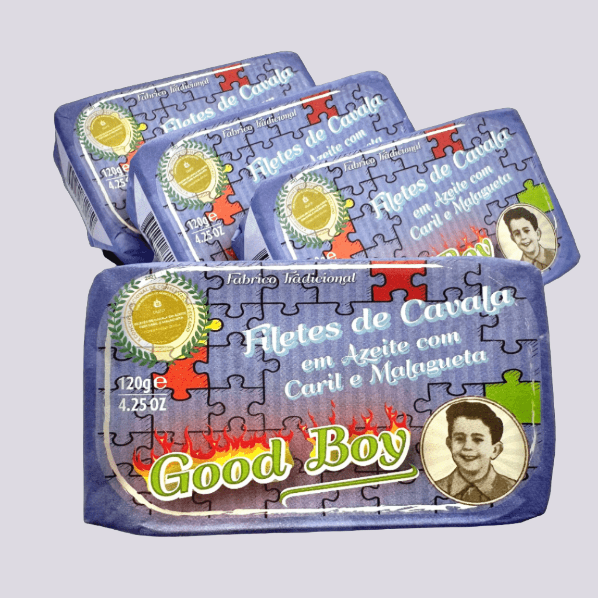 Skumbrių filė alyvuogių aliejuje su kariu ir čili pipirais | GoodBoy