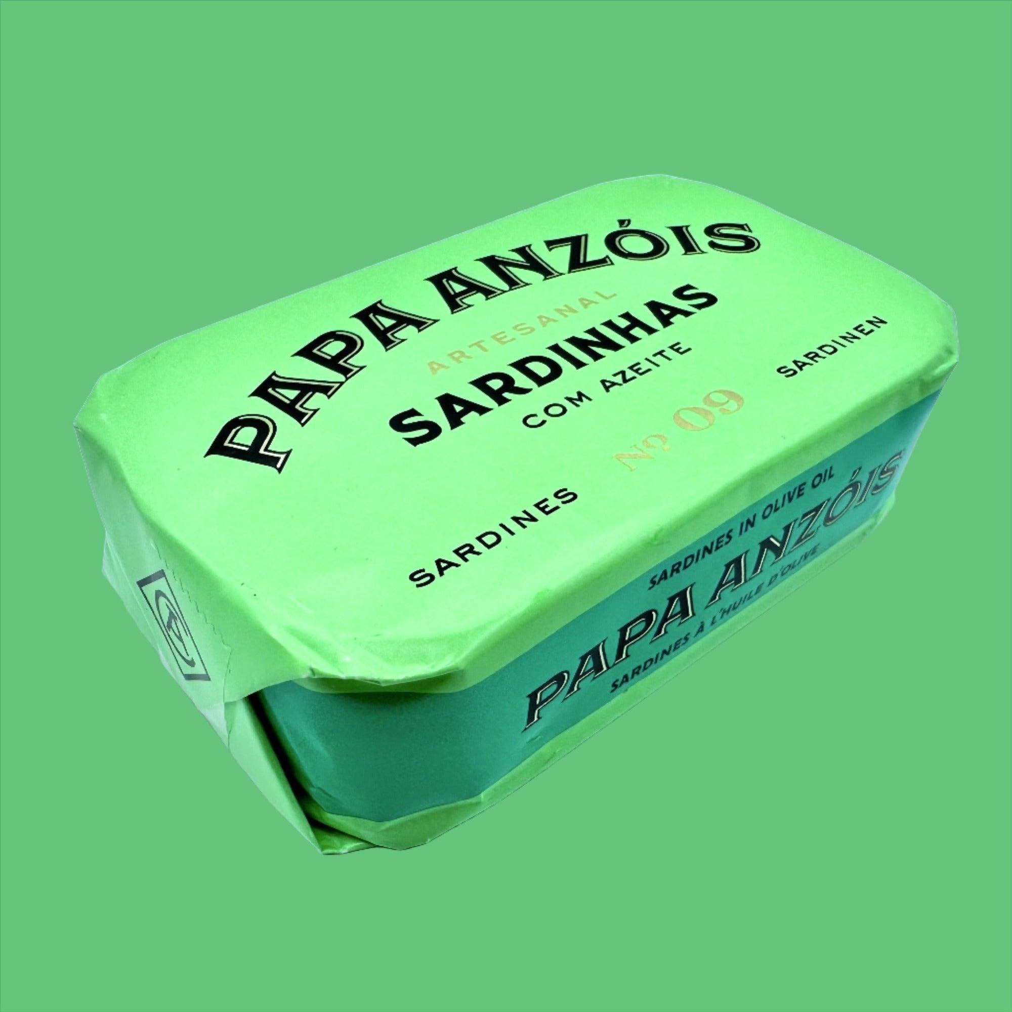 Sardines in virgin olive oil | Papa Anzóis