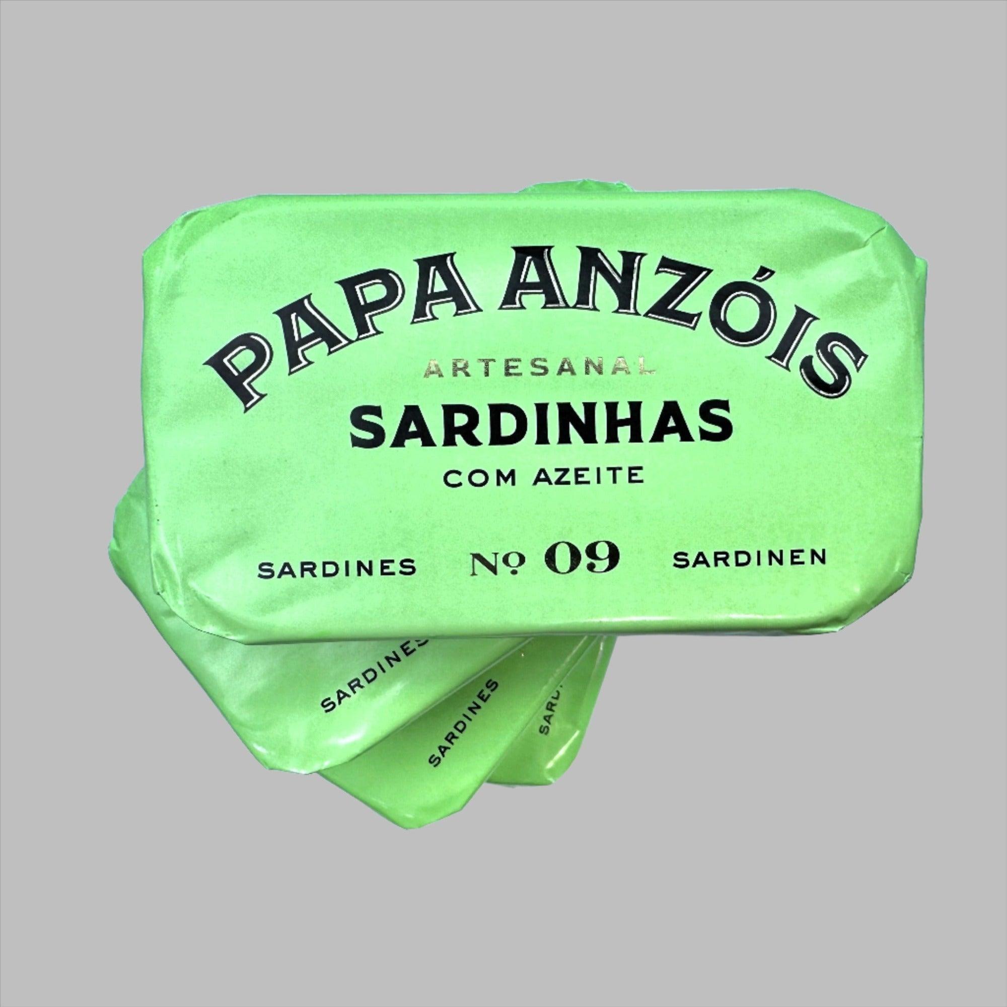 Sardines in virgin olive oil | Papa Anzóis