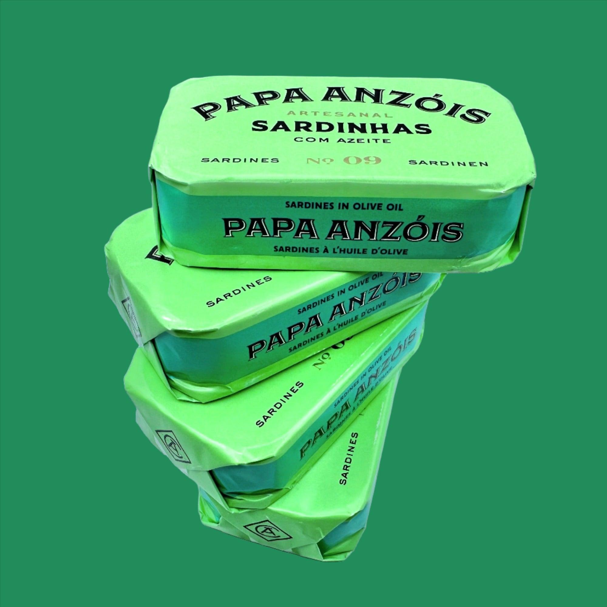Sardines in virgin olive oil | Papa Anzóis