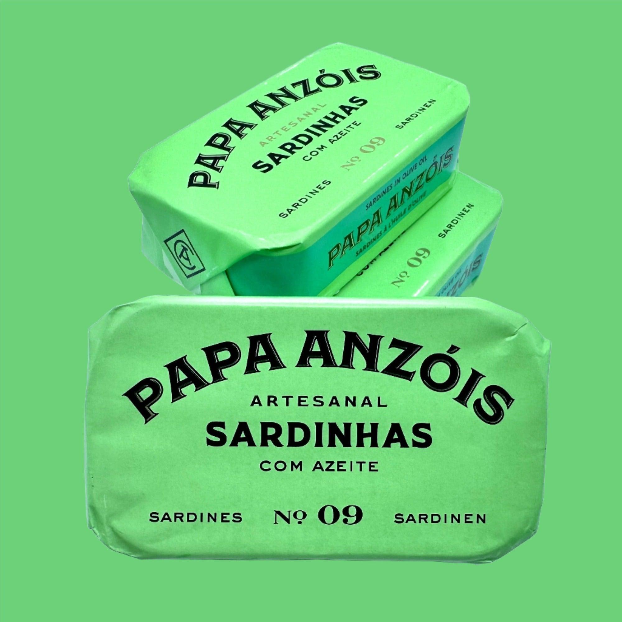 Sardines in virgin olive oil | Papa Anzóis